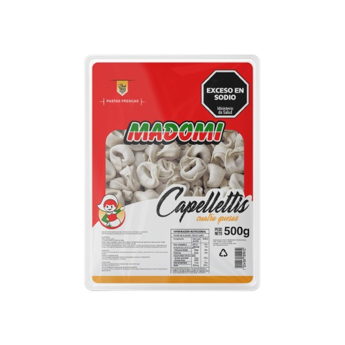 Capellettis de 4 quesos